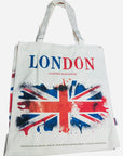 London Tote Bag Reusable Shopping Bag Cotton Shoulder Bag