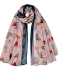 Lovely Birds Soft Viscose Multi-Style Scarf Wrap Shawl Sarong Beach Cover-up
