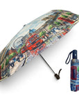 London Cityscape Auto Open/Close Umbrella | Compact Folding Travel Umbrella