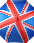 Union Jack British Flag Auto Open Golf Umbrella