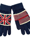 Union Jack Full Finger Touch Screen Unisex Warm Gloves