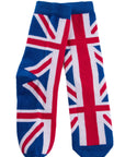 Unisex Seamless Union Jack Patriotic Cotton Rich Novelty Kids Socks 8-15 Years