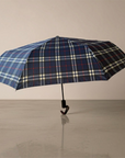 Classic Tartan Compact Travel Umbrella – Auto Open & Close Brolly