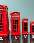 Vintage Retro Metal Iconic British Style London Telephone Box Booth Money Box Piggy Bank Saving Box