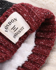 London Industry Cuffed Pompom Hat