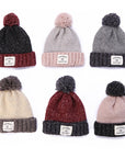 London Industry Cuffed Pompom Hat