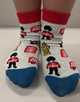 London Icons Baby Boy Newborn Toddler Seamless Gift Fun Socks, 0-4 Years