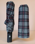 Classic Tartan Compact Travel Umbrella – Auto Open & Close Brolly