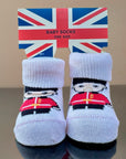 4 Pairs Royal Guard Baby Socks, Pink, 0-6 Months