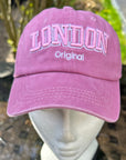 London Baseball Cap Unisex Hat Embroidered & Adjustable Strap
