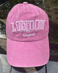 London Baseball Cap Unisex Hat Embroidered & Adjustable Strap