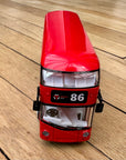 London Red Double Decker Bus Pull Back and Go Kids Toy Die Cast Metal