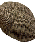 Traditional 6 Panels Cap Tweed Wool Blend Classic Flat Caps
