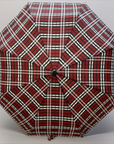Classic Tartan Compact Travel Umbrella – Auto Open & Close Brolly