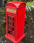 Vintage Retro Metal Iconic British Style London Telephone Box Booth Money Box Piggy Bank Saving Box