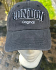 London Baseball Cap Unisex Hat Embroidered & Adjustable Strap