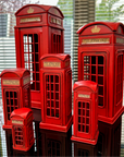 Vintage Retro Metal Iconic British Style London Telephone Box Booth Money Box Piggy Bank Saving Box