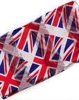 Union Jack British UK Flag Soft Silky Chiffon Satin VE Day Scarf