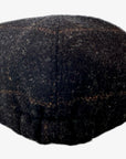 Men's Hat Check Wool Blend 6 Panel Flat Caps
