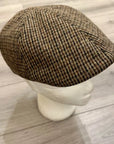Traditional 6 Panels Cap Tweed Wool Blend Classic Flat Caps