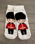 Unisex Seamless White Royal Guard Baby Socks 0-4 Years