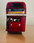 Vintage London Double Decker Bus, Retro Red Bus, City Sightseeing, Metal Ornament Antique