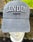 London Baseball Cap Unisex Hat Embroidered & Adjustable Strap