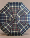 Classic Tartan Compact Travel Umbrella – Auto Open & Close Brolly