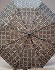 Classic Tartan Design Auto Open & Close Umbrella, Compact Travel Size Brolly