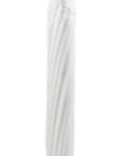 Oriental White Ornate Pagoda Occasion Bridal Umbrella with Frilled Border