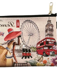 London Icon Big Ben Red Bus Guards London Eye Coin Purse