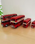 London Double Decker Bus Ornament – Vintage Metal Decor