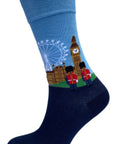 London Eye Westminster Abbey Guards Big Ben Socks, Seamless Novelty Fun Gift Socks