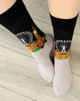 London Eye Westminster Abbey Guards Big Ben Socks, Seamless Novelty Fun Gift Socks