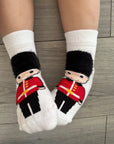 Unisex Seamless White Royal Guard Baby Socks 0-4 Years