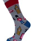 Seamless London Icons Cotton Rich Novelty Kids Socks 8-15 Years