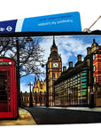 Zipped Coin Purse, London Icons, Big Ben Telephone Box, Gift