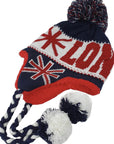 Union Jack London Pompom Trapper Hat