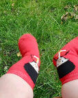 The Queen's Guard Design Red Baby Newborn Socks