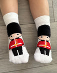 Unisex Seamless White Royal Guard Baby Socks 0-4 Years