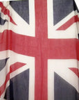 Union Jack British Flag Viscose Large Patriotic Scarf VE Day Scarf