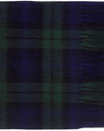 100% Lambswool Scottish Tartan Black Watch Scarves