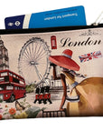 London Icon Big Ben Red Bus Guards London Eye Coin Purse