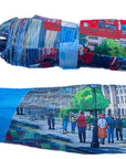 London City Print Manual Open Folding Compact Travel Umbrella