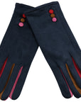 Stylish Rainbow Soft Full Finger Ladies Gloves