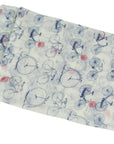 Bicycle Bike Flowers Design Retro Viscose Large Lightweight Scarf Shawl Sarong Wrap