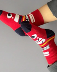 Unisex Seamless London Bus Baby Newborn Cotton Rich Novelty Socks 0-4 Years