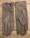 Classy Plain Super Soft Suede Touch Screen Full Finger Ladies Gloves