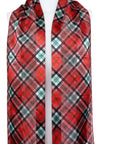 Scottish Tartan Chiffon Silky Chiffon Burns Night Scarves