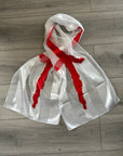 England Flag St. George Cross Satin Striped Soft Silky Chiffon Scarves